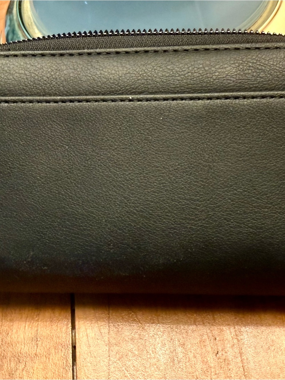 Black Leather Vera Wang Wallet
